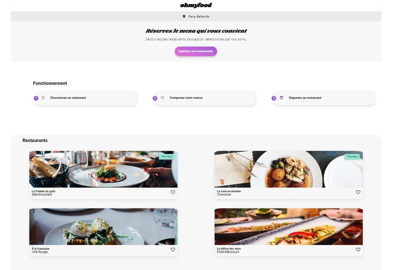 projet 4 - HO MY FOOD